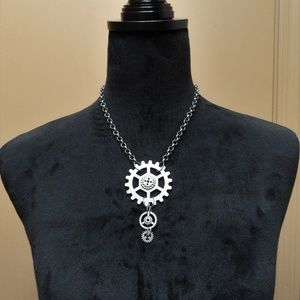 Steampunk Gear Necklace